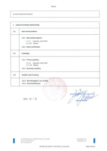 Certyfikat GMP Olimp Laboratories Pustynia