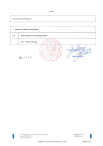 Certyfikat GMP Olimp Laboratories Pustynia