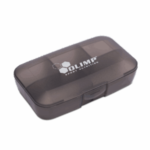 Pillbox Olimp Pro – Kompaktowy Organizer na Suplementy i Tabletki
